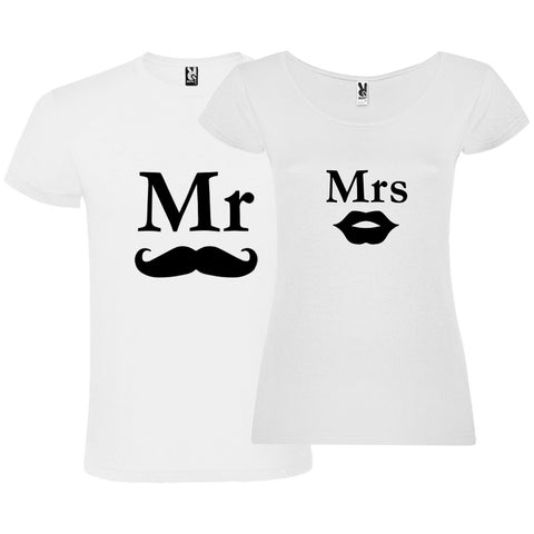 Pack 2 Poleras Mr. and Mrs.