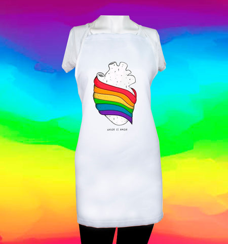 Delantal Corazon LGBT